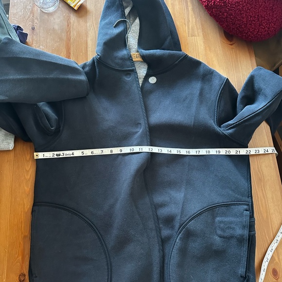 Lululemon City Bound Wrap Snap Button Jacket Black/Gray Women's Size Large - Picture 7 of 14